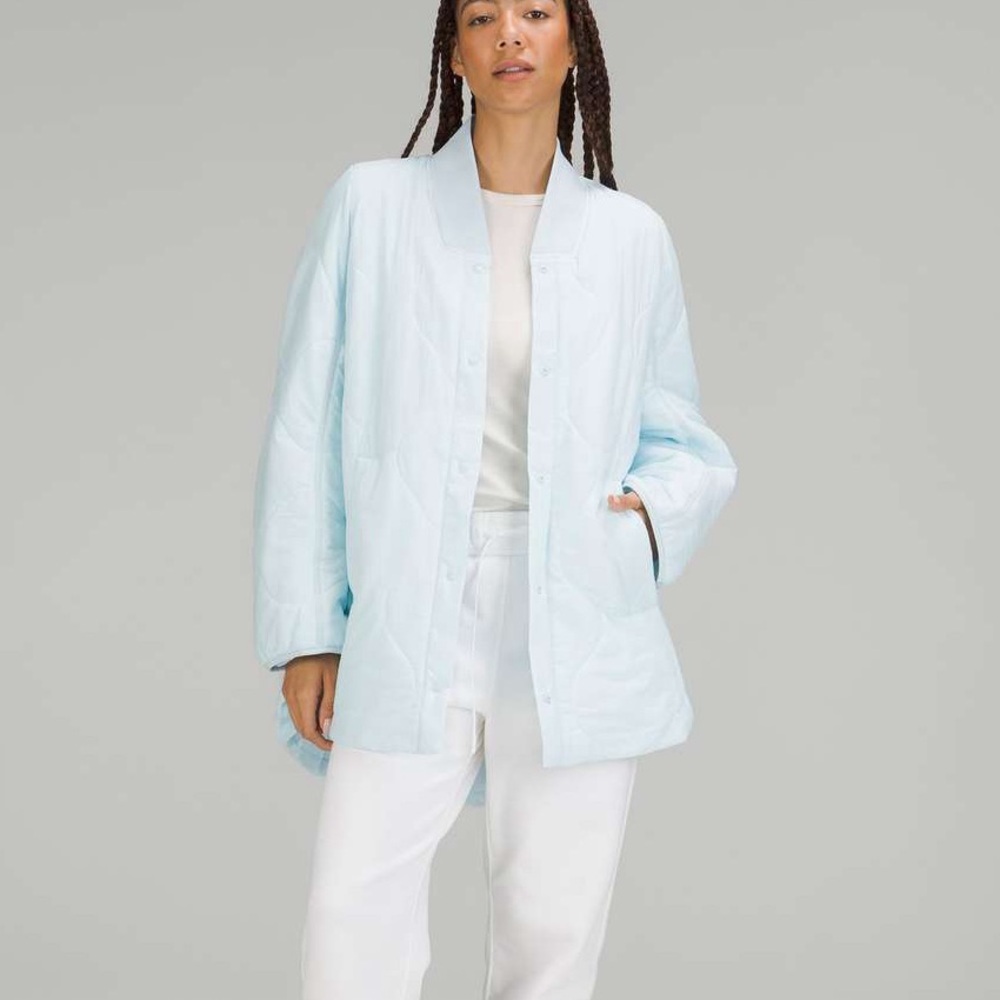 Lululemon Quilted Light Insulation Jacket in Powder Blue